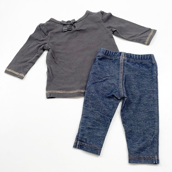 Carter's unicorn wish baby girls matching set - Picture 2 of 4